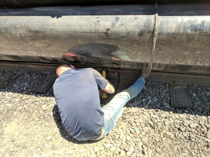 Kemira rail spur repair