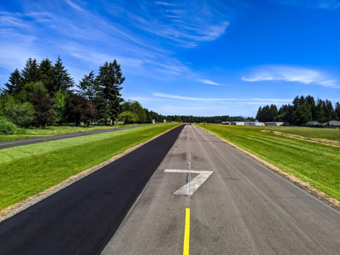Airport Runway Slurry Seal Project